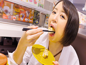 【実証】めちゃ華奢めちゃかわいい大食いYOU●UBERは、性欲も底なし沼 サンプル動画サムネイル